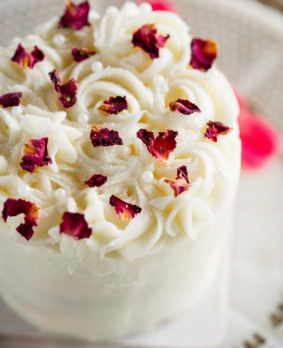 Vanilla Rose Cake The Humble Crumb Bakery